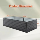 Metal Raised Garden Bed Outdoor 7 2x3 6x2 Ft Galvanized Raised Garden Bed