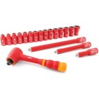 Titan 68100 Metric 3 8    Drive Vde Insulated Socket Set  19-piece Set 