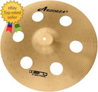 Cymbal Pack For Drum 8 Pcs Super Polishing Cymbals Set Brilliant Gold Hero Serie