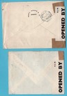 Portugal 2 Censored Covers 1940-41 Santa Marinha  Lisboa To England