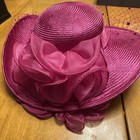 Vintage sonni San Francisco wide Brim bow Hat Very 70   s Baby