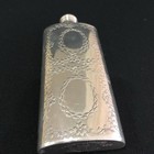 Vintage Silver Flask Silver Plated Sheffield England 1920 Rare Collectible