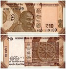 India 10-2000 Rupees 7 Pieces Set  2017-2023  P-109q-116d  Unc