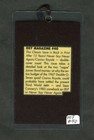 Bond 007 Never Say Never Again Comic Book Cover Laminated Bookmark  New  Lot  40