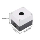 22mm 1 Button Holes Push Button Switch Control Station Box In White And Black
