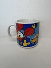Disney Mug Balloon Faces Print Mickey Minnie Donald Pluto Goofy Korea Vintage