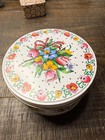 Vintage Floral Tins   daher England 11101   Others   mixed Shapes Lot Of 9
