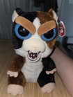Feisty Pets Cuddles Von Rumblestrut 9  Plush Guinea Pig Calico Brown Black Toy