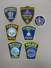 Group Of 13 Different Massachusetts Police Department Patches  G4