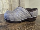 Dansko Pro Xp Purple Lilac Moray Snakeskin Womens Clogs Shoes Size Us 7