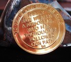 Alcoholics Anonymous Gold Plate 4 Year Aa Medallion Coin Chip Token Sobriety 