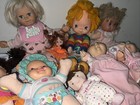 Vintage Dolls Lot Includes Rainbow Bright cabbage Patch Kids baby Talk