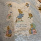 Vintage Tale Of Peter Rabbit Beatrix Potter Quilt Flopsy Mopsy Cottontail   read