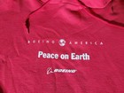 Vintage Boeing America Peace On Earth Hoodie Size 2xl