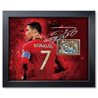 Sufenvera Signed Cr7 Cristiano Ronaldo Framed Photo Collage Poster 10x8