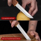 Stainless Steel High-grade Double Knife Portable Fruit Dragon And Phoenix 2-pcs