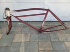 1935 Elgin Oriole Bicycle Frame And Truss Rod Fork 26  Balloon Tire Prewar B10e