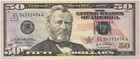 U s   50 Cash Money One Fifty Dollar Bill Note Usd Federal Reserve Item  273 