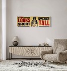 Coors Beer Tin Sign Looks Short Stands Tall Metal Beer Bar Pub Garage Man Cave