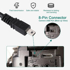 Replacement For  Cybershot Usb Cable  5ft Data Transfer Charger Cord   Compatibl