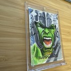 Hulk Upper Deck Marvel Thor Ragnarok 1 1 Ap Sketch Card By Ben Abusaada