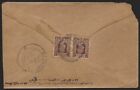 bl  Burma Kgvi 1 Anna Pair On Censor Cover