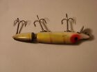 Vintage Original Heddon Wood Jointed Vamp Fishing Lures