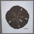3 Vtg 70s Marushka Shell Design Textile Wall Art Pics Brown Tan 8x10   13  Group