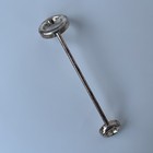 Vintage Silver-plated Brass Embouchure Visualizer Visible Wear   Natural Patina