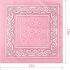 16 Pcs Bandanas Multi-purpose Bandana Headbands Party Outdoor Head Scarf 22x22 I