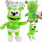 30cm Singing Gummy Bear Plush Toy With Music Sound Stuffed Doll For Kids Gift