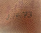 Vintage Wilson Official Nfl Pete Rozelle Signed   Dated 1973 Game Football  893