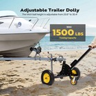 1500lbs Adjustable Trailer Dolly Mover With 2  Hitch Ball  23 6  -35 4   Height