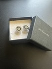 Bvlgari Sterling Silver Cufflinks Cuff Links