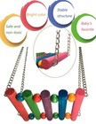 Bird Parrot Toys Swing Hanging bird Cage Accessories Toy Hammock For Parakeet   