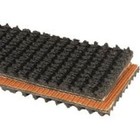 18 Inch Wide 3 Ply Black Rubber Rough Top Incline Conveyor Belt Material