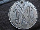 1795 Flowing Hair Silver Half Dime- Fine Obverse Details  Lm-10  Die Cud  Holed
