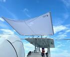 Boat Stern Sun Shade Rod Holder Canopy  2 0  7  By 6  Dev Fishing Ss200