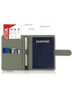 Premium Leather Passport Holder Covers Case Waterproof Rfid