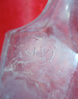 Collectable Antique Glass Medicine Bottle With Embossed Measuring Graduations