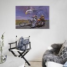 David Mann Billy Easy Rider Motorcycle Art Print 24x36 Unframed Wall Poster