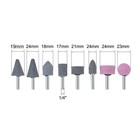 Abrasive Stone Points Grinding Wheel Set With 1 8  And 1 4  Tail 16pcs