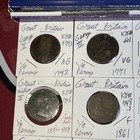Great Britain 1742 - 1919 Half 1 2 Penny Good G - Xf Condition 25 Coin Lot