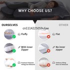 Comfortnest G-shaped Pregnancy Pillow Full Body Maternity Support Cushion With R