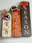 3 Pcs Football Decorations For Home Tiered Tray Decor Farmhouse Fall Football