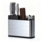 Silverware Caddy Knife Block Cutlery Storage Rack Kitchen Utensil Knives Holder