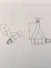 Us Stainless Stainless Steel 316 Twist Shackle  3 8   10mm  Twist Shackle 