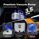 3 5 Cfm Hvac Vacuum Pump 1 4 Hp Ac Manifold Gauge Set Kit R134a R22 R410a Auto