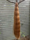 Double Light Chestnut False Horse Tail Genuine Horse 80cm 32    Extended 360g