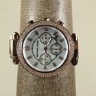 Michael Kors Parker Women Mk-5491 Dress Mop Chronograph Quartz 39mm Watch 6 1 4 